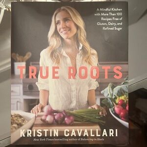 📖 True Roots Cookbook by Kristin Cavallari - Coral Title, Cream Cover